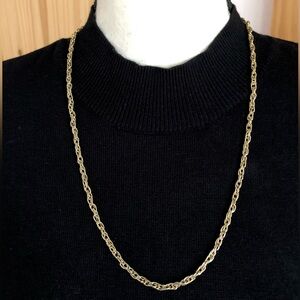 Vintage 1960’s Slinky Gold Tone 24” Unique Multi Link Chain Necklace